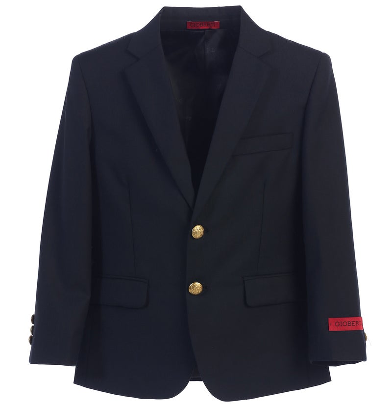 Gioberti Big Boys Formal Navy Blazer Jacket, Size 8 - Image 1